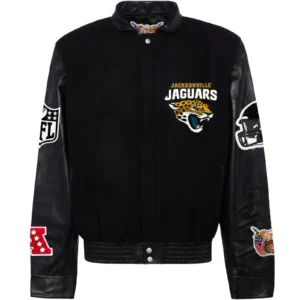 Jacksonville Jaguars Jeff Hamilton Black Varsity Jacket