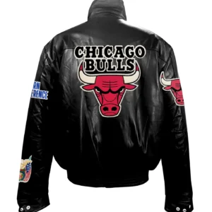 Jeff Hamilton Black Chicago Bulls Jacket 1