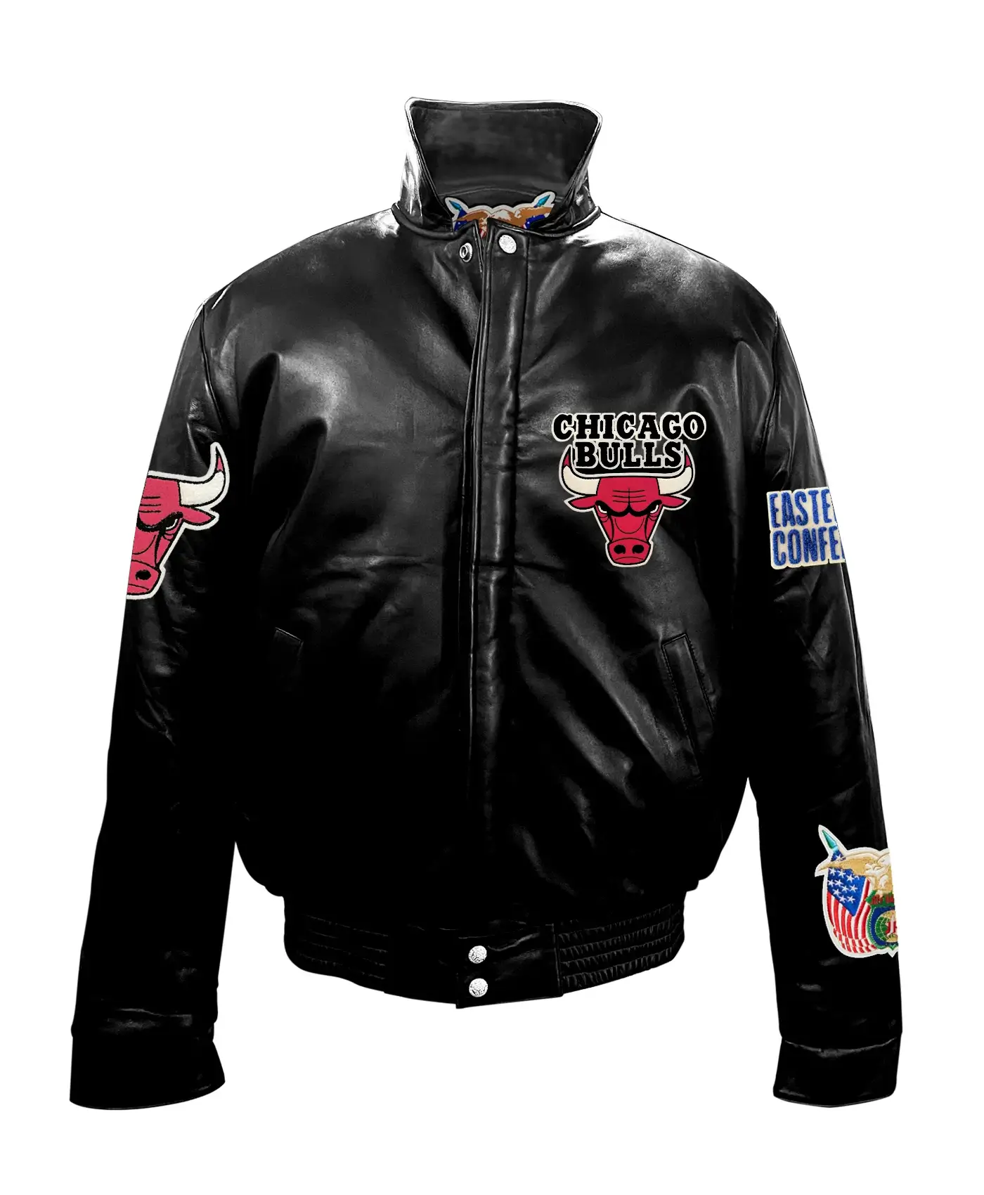 Jeff Hamilton Black Chicago Bulls Jacket