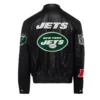 Jeff Hamilton New York Jets Patches Full Black Jacket 1