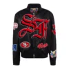 Jeff Hamilton Old English San Francisco 49ers Jacket