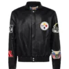 Jeff Hamilton Steelers Pittsburgh Full Black Jacket