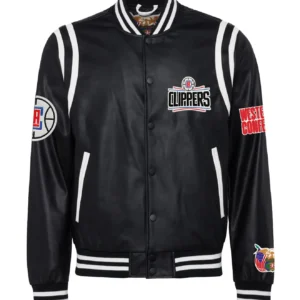 Jeff Hamilton X Los Angeles Clippers Black and White Jacket