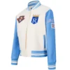 Kansas City Royals Women’s Retro Classic Wool & Leather Varsity Jacket 2