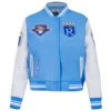 Kansas City Royals Women’s Retro Classic Wool & Leather Varsity Jacket