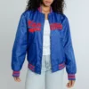 Kansas Jayhawks A-Game Blue Varsity Jacket 4
