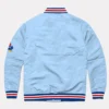 Kansas Jayhawks Script Sky Blue Varsity Jacket 1