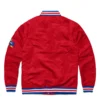 Kansas Jayhawks Script Varsity Jacket Red 1