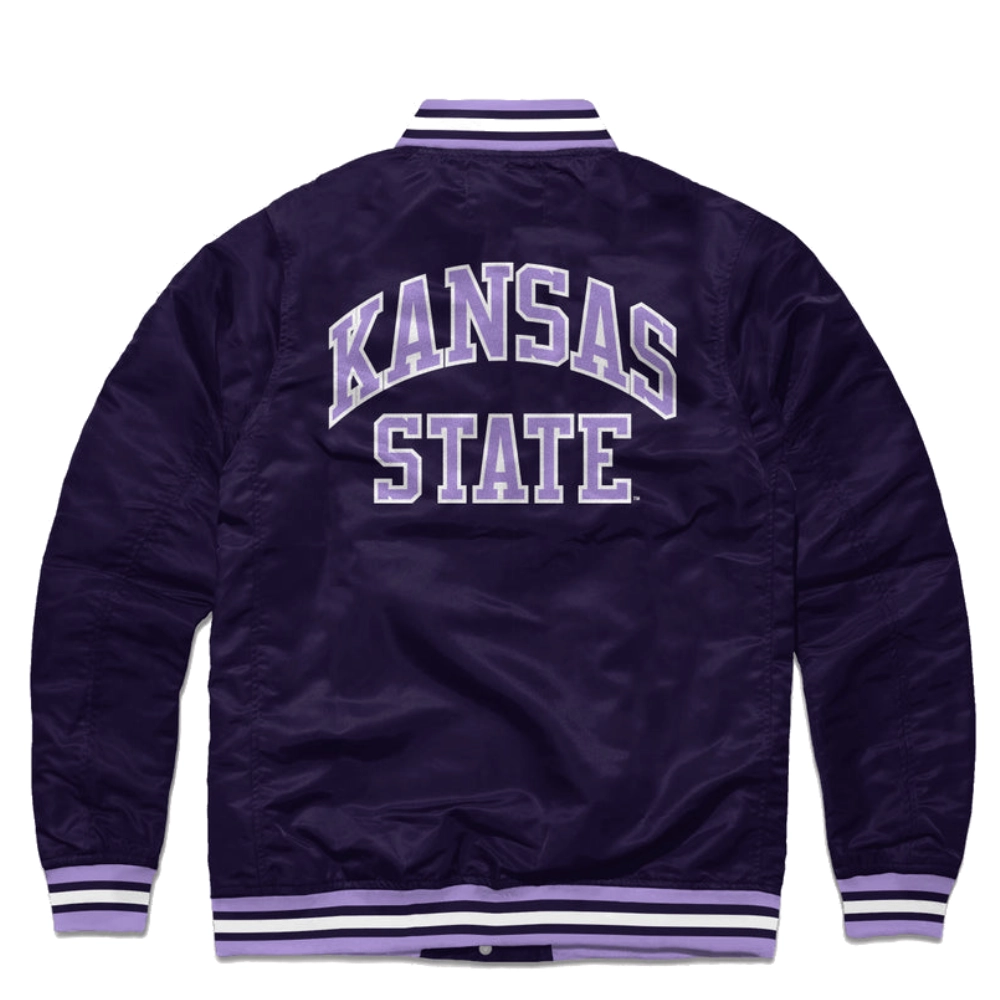 Kansas State Wildcats Vintage Logo Varsity Jacket 1