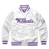 Kansas State Wildcats Script White Varsity Jacket