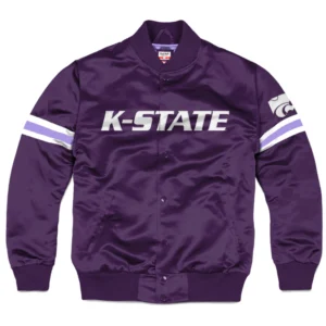 Kansas State Wildcats Varsity Jacket Purple