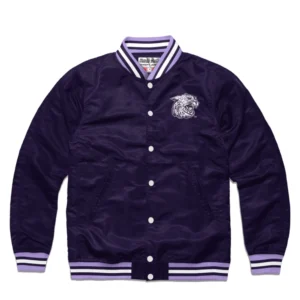 Kansas State Wildcats Vintage Logo Purple Varsity Jacket