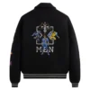 Kith X Marvel X-Men Wool Black Varsity Jacket 1