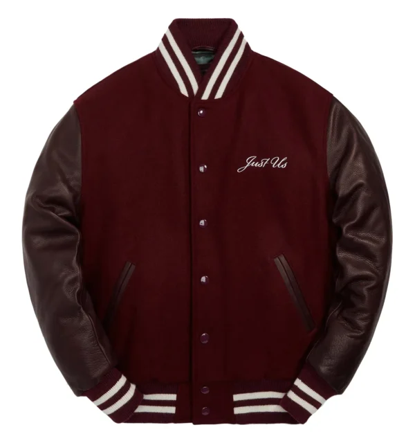 Kith for Golden Bear Maroon Varsity Jacket