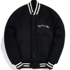Kith x Looney Tunes Golden Bear Black Varsity Jacket