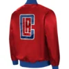 LA Clippers The Ambassador Red Varsity Jacket 1