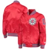 LA Clippers The Diamond Red Varsity Jacket 3