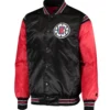 LA Clippers The Enforcer Black Varsity Jacket