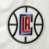 LA Clippers The Enforcer White Varsity Jacket 2