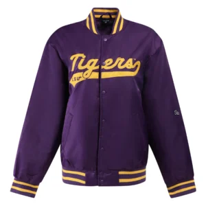 LSU Tigers A-Game Purple Varsity Jacket