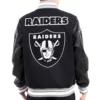 Las Vegas Raiders Mashup Wool Varsity Jacket 1