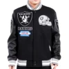 Las Vegas Raiders Mashup Wool Varsity Jacket