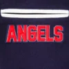 Los Angeles Angels Retro Classic Women’s Wool & Leather Varsity NavyWhite Jacket 6