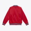 Los Angeles Angels Throwback Wordmark Satin Varsity Jacket 1