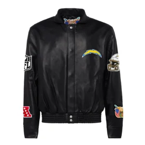 Los Angeles Chargers Jeff Hamilton Full Black Jacket