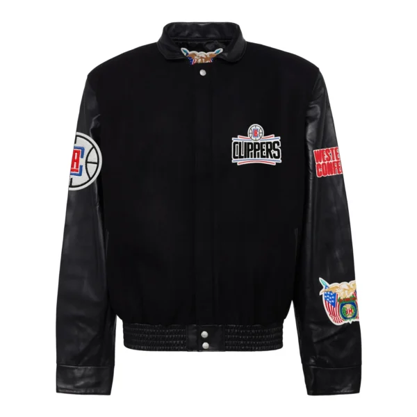 Los Angeles Clippers Black Varsity Jacket