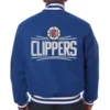 Los Angeles Clippers One Color Wool Varsity Blue Jacket 1