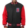 Los Angeles Clippers Two Tone Wool Black Varsity Jacket