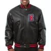 Los Angeles Clippers leather Varsity Black Jacket
