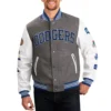 Los Angeles Dodgers Challenger Wool & Leather Varsity Jacket
