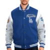 Los Angeles Dodgers Franchise NavyGray Wool Varsity Jacket