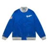 Los Angeles Dodgers Heavyweight Full-Snap Blue Satin Jacket