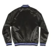 Los Angeles Dodgers Lightweight Satin Raglan Black Varsity Jacket 1