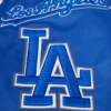 Los Angeles Dodgers Mashup Full-Snap Satin Varsity Jacket – Blue 6
