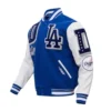 Los Angeles Dodgers Mashup Wool & Leather Varsity Jacket