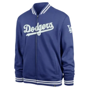 Los Angeles Dodgers Pack Pro Camden Full-Zip Track Varsity Cotton Jacket