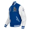 Los Angeles Dodgers Pro Prep Wool & Leather Varsity Jacket 2