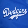 Los Angeles Dodgers Retro Classic Full-Snap Satin Varsity Blue Jacket 6