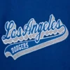 Los Angeles Dodgers Script Tail Blue & White Varsity Jacket 5
