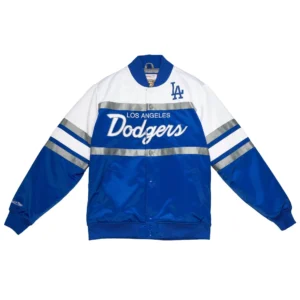 Los Angeles Dodgers Special Script Blue & White Varsity Jacket