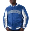 Los Angeles Dodgers The Ace Satin Varsity Jacket 4