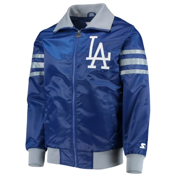Los Angeles Dodgers The Captain III Satin Varsity Jacket