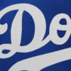Los Angeles Dodgers Two Tone Handcrafted Logo Wool Varsity Jacket 2
