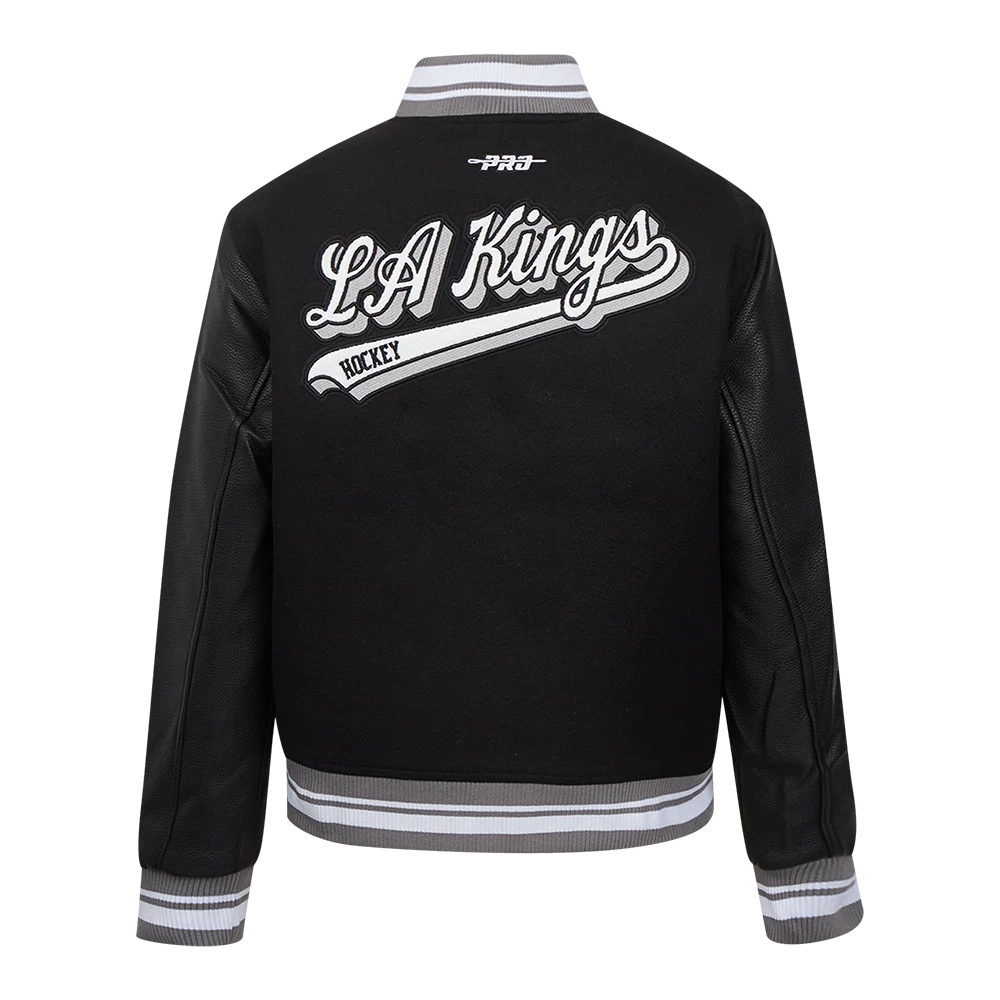 Los Angeles Kings Black Wool Varsity Jacket 1