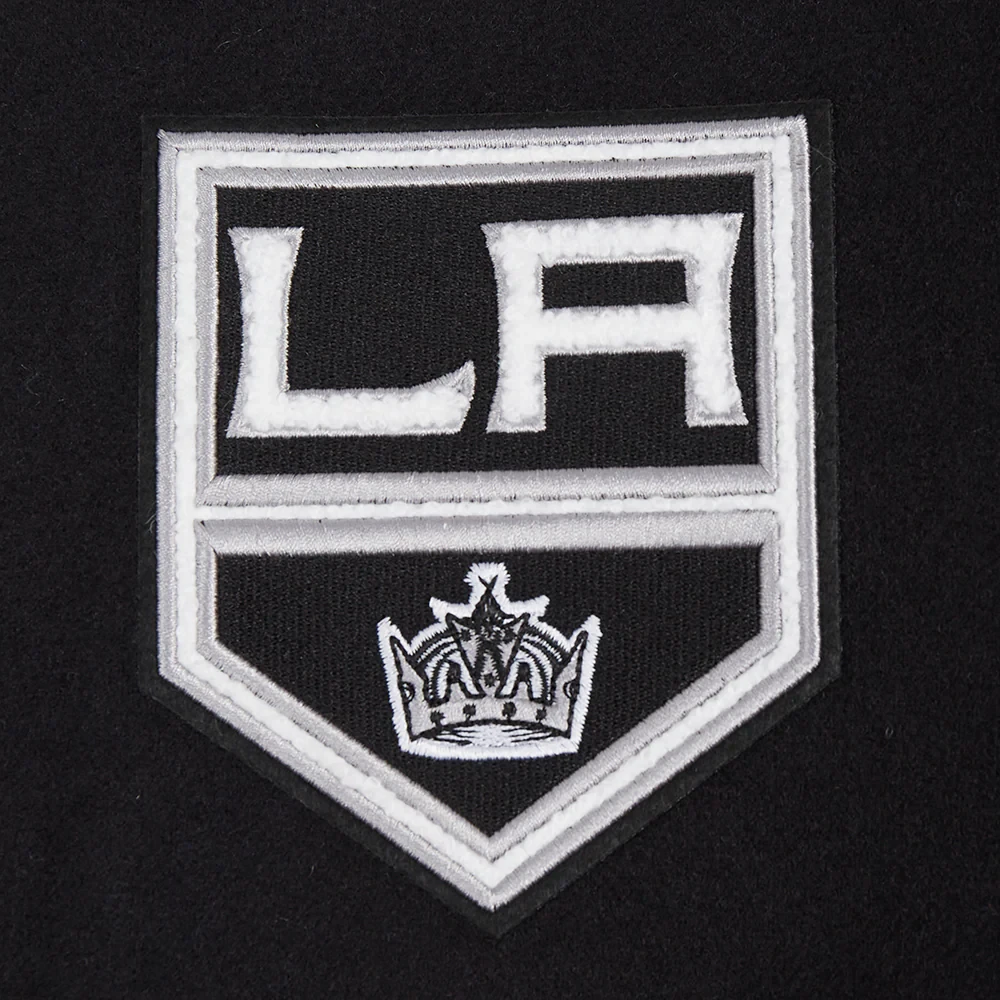 Los Angeles Kings Black Wool Varsity Jacket 5