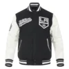 Los Angeles Kings Black Wool Varsity Jacket